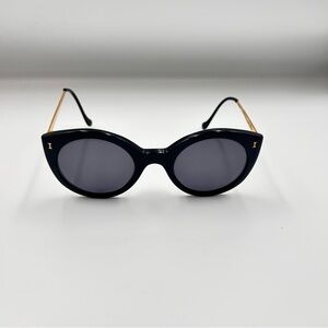 Illesteva Black Palm Beach Cat eye Sunglasses